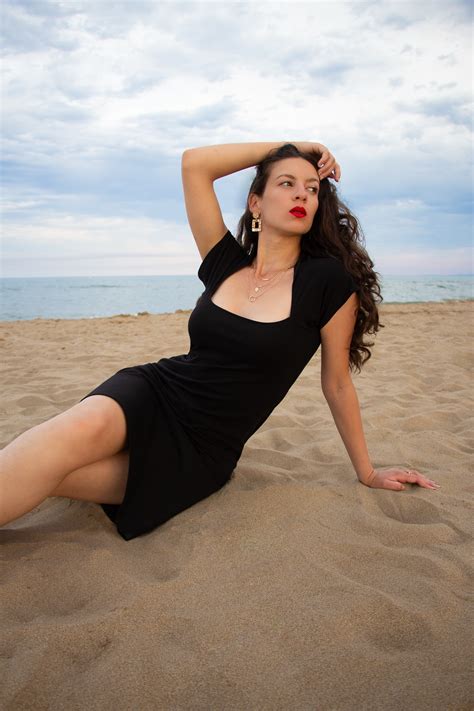Robe noire estivale Audrey avec coton biologique : Ethic Etoile