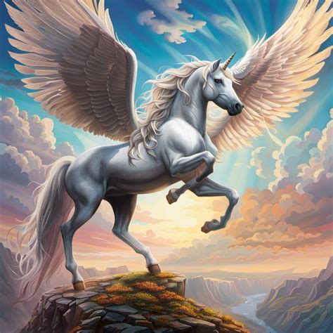 Pegacorn 2.0 - AI Generated Artwork - NightCafe Creator