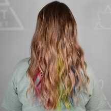 Цветные окрашивания волос Антоцианином и Crazy Color от 1500 руб. в ...