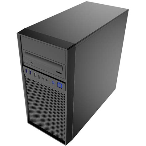 Számítógépház PowerCase 173-07V, Fekete, Mini Tower, Tápegység nélkül ...