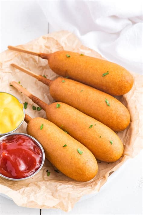 Air Fryer Corn Dogs – Deliciously Sprinkled