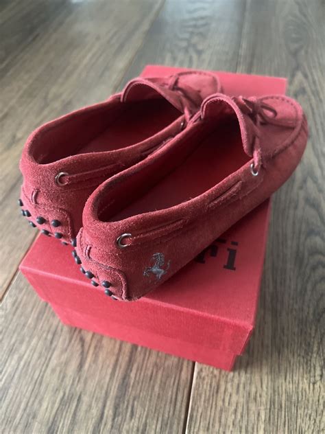 Ferrari Tod’s for Ferrari suede driving shoes | Grailed