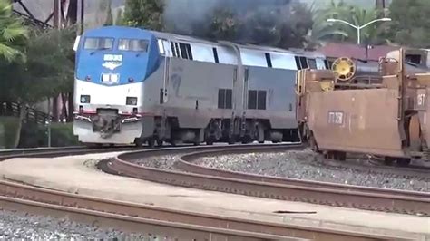 Amtrak #11 and #14 of Thu 22 Jan 2015 [HD] - YouTube