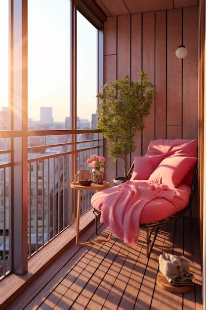 Premium Photo | Modern luxury house balcony interior decor ideas