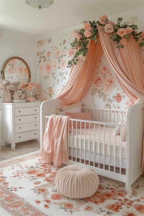 chic baby room ideas  girls stylish safe nursery designs