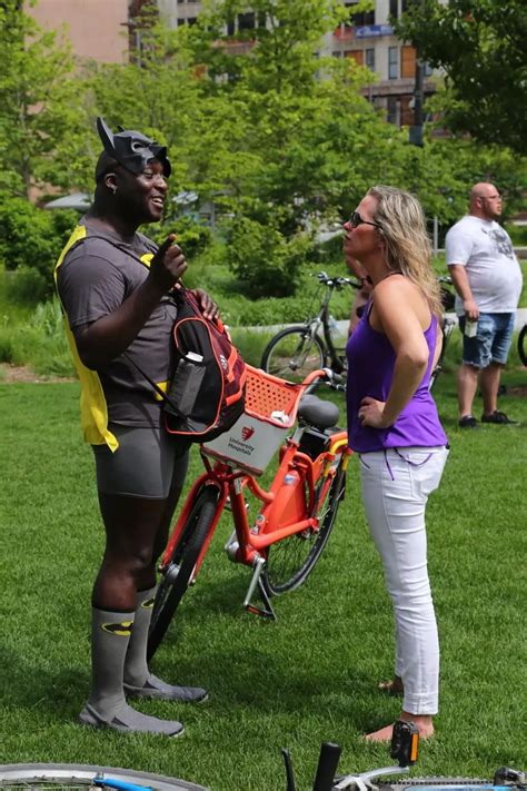 Nearly Nude Photos from Cleveland's First World Naked Bike Ride