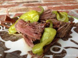 pepperoncini pot roast crock pot recipe lemony thyme