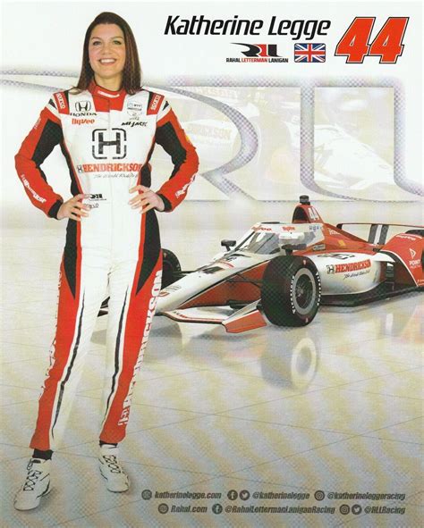 2023 KATHERINE LEGGE INDIANAPOLIS 500 only HERO PHOTO CARD POSTCARD