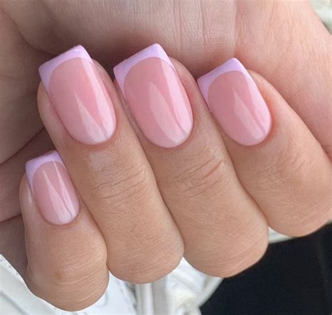 french manicure  color  pink tips  lime  artofit