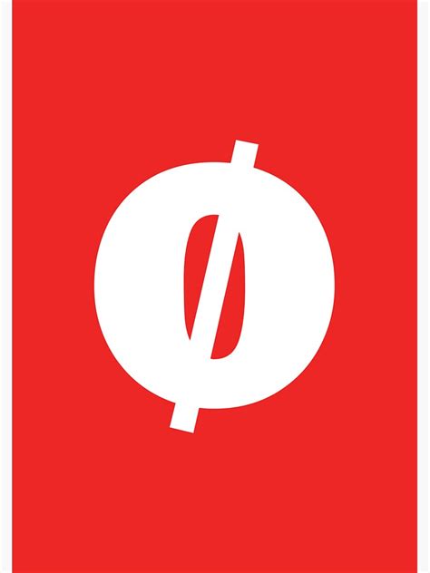 "Ø, letter alphabet, Danish, Norwegian, letter " Sticker for Sale by ...