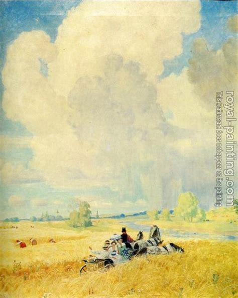 Summer by Boris Kustodiev | Oil Painting Reproduction
