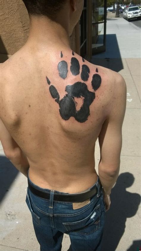 Werewolf Paw Print Tattoo by Mazmoria on DeviantArt
