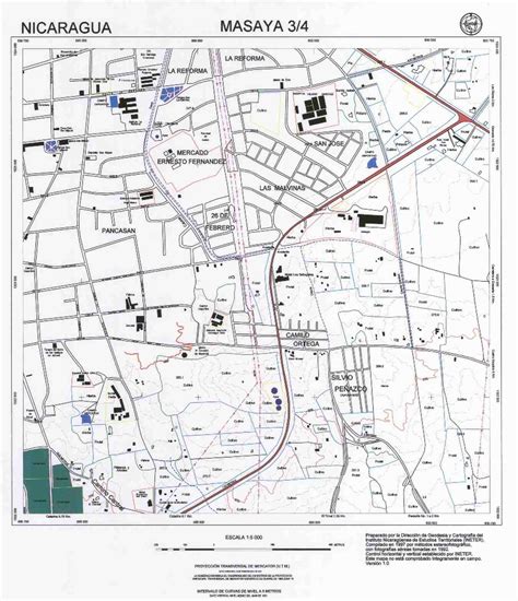 Mapa de ciudad - Masaya 3