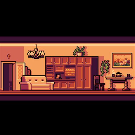 Cosy grandma house : r/PixelArt