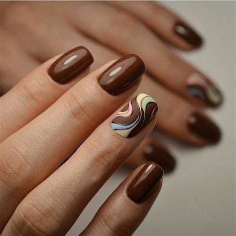 Ногти Дизайн Новинки Шоколад — Richnail.ru