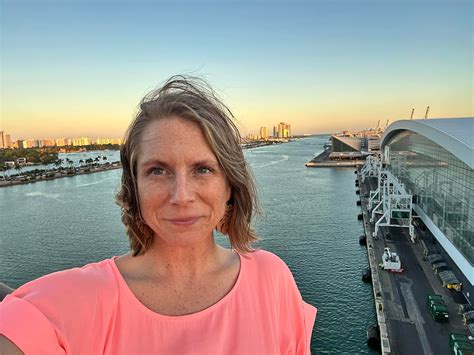 Amy Jordan - Setting sail on my first cruise!