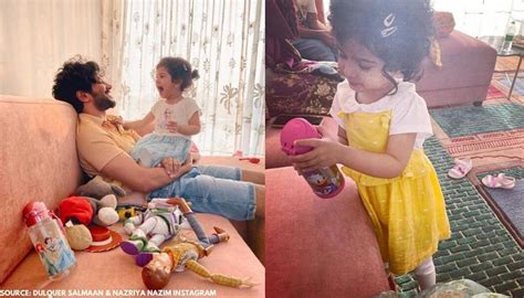 Dulquer Salmaan paints for his daughter, photo goes viral - Malayalam ...