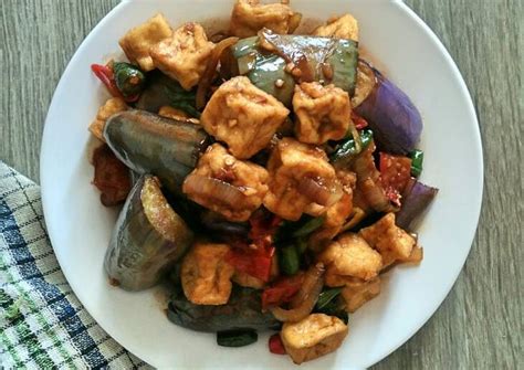 Resep Oseng Terong Tahu Kecap Pedas oleh Rezita May - Cookpad