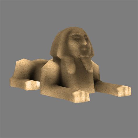 3d sphinx - model