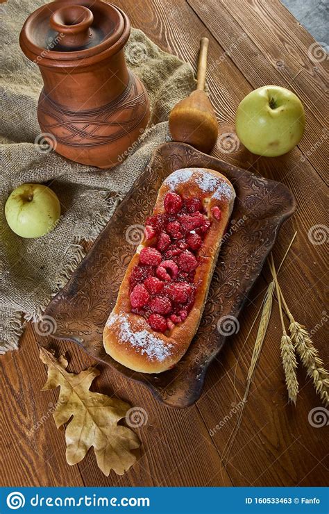 Russian Coulibiac stock image. Image of delicious, cooked - 160533463