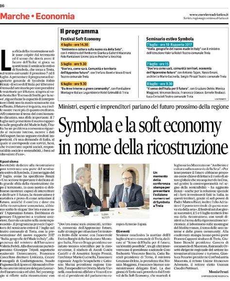 corriere adriatico symbola  soft economy