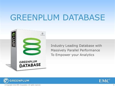 Greenplum Database Overview