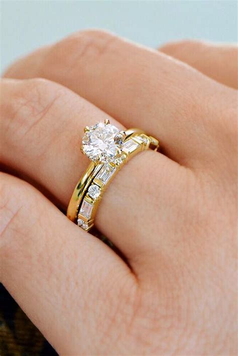 Yellow Gold Wedding Rings Sets