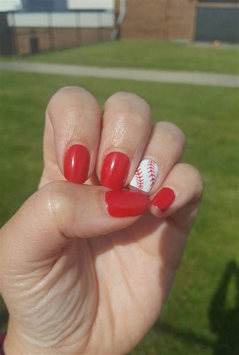 Baseball nail designs – Artofit