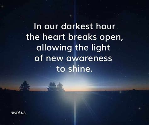 In our darkest hour the heart breaks open – New Waves of Light