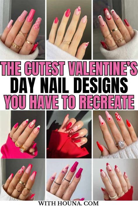 45 The Cutest Valentine's Nail Designs and Valentine's Day Nails We Can ...