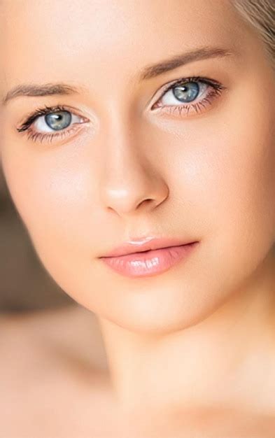 Premium Photo | Perfect skin and beauty look beautiful face of young ...