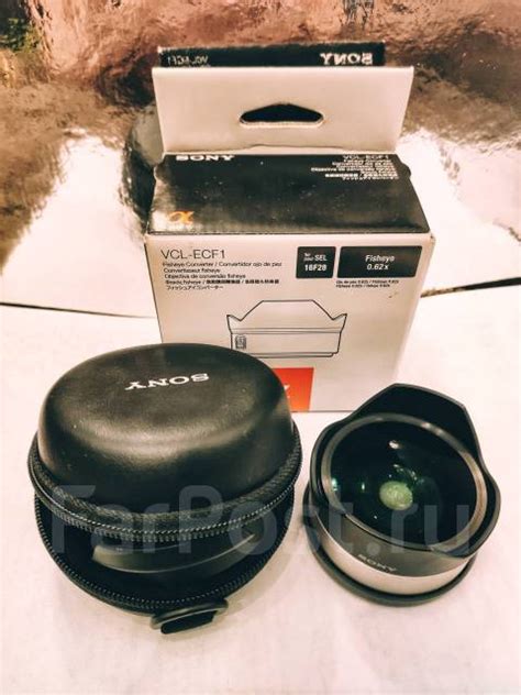 Sony SEL 16/2.8 + широкоугольный и фишай конвертеры, 49 мм, б/у, в ...