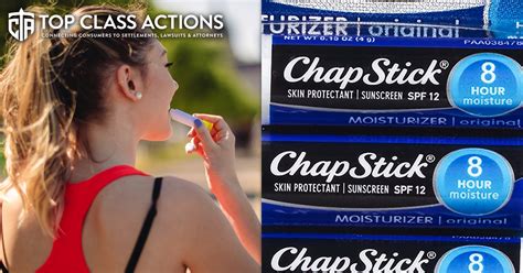 ChapStick Maker Sued For Allegedly Lying About SPF Protection - The ...