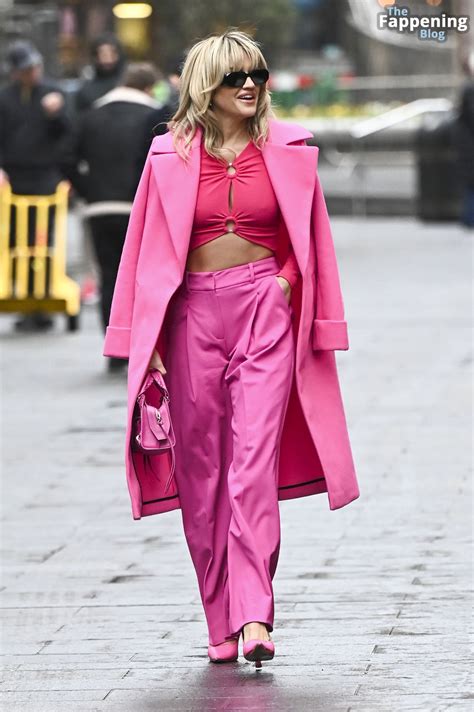 Ashley Roberts Displays Her Pokies Leaving Global Studios in London (8