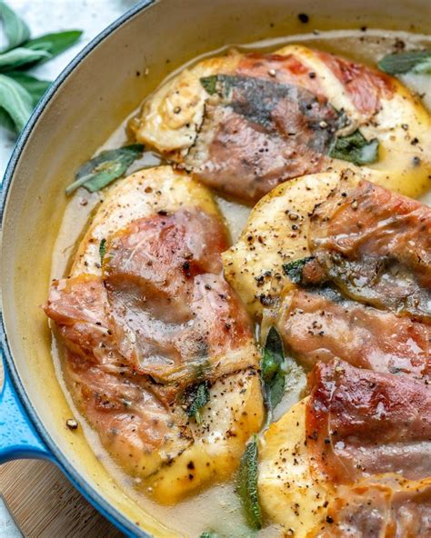 Chicken Saltimbocca for an Amazing Clean Eating Dinner Idea! | Clean ...