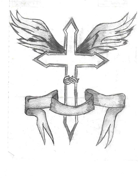 Pictures Of Crosses Drawing at PaintingValley.com | Explore collection ...
