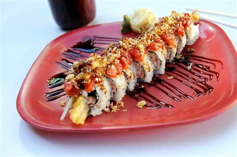 Crunchy Dragon Roll Sushi
