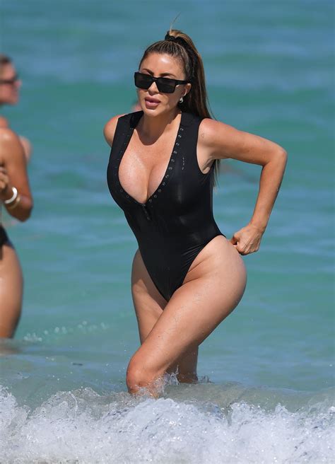Larsa Pippen in a Black Swimsuit - Beach in Miami 03/26/2022 • CelebMafia