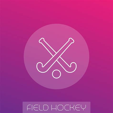 Field Hockey linear icon 5191484 Vector Art at Vecteezy