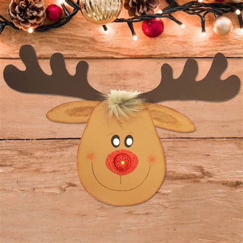 bastelvorlagen weihnachten kostenlos rentier basteln
