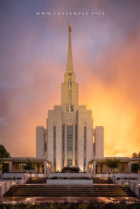 oquirrh-mountain-temple-stormy-sunset - LDS Temple Pictures