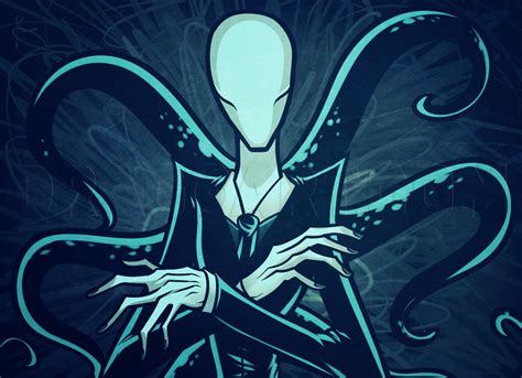 how to draw a slender man