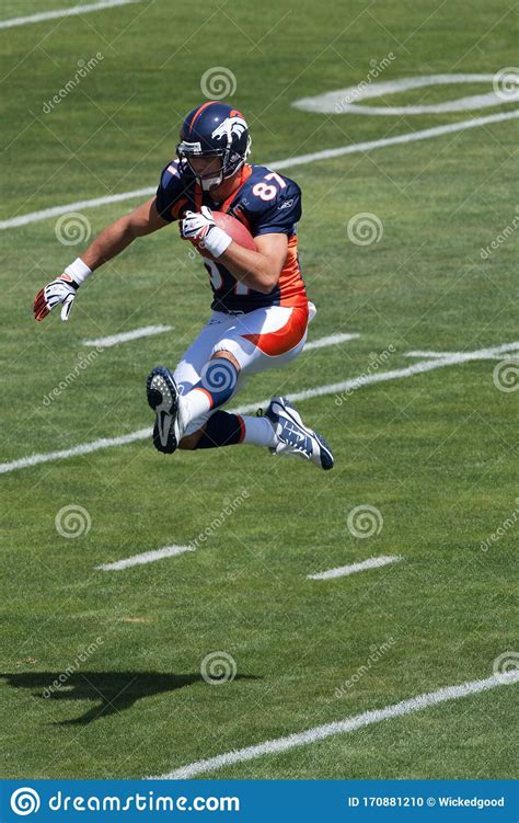 Eric Decker editorial image. Image of jersey, denver - 170881210