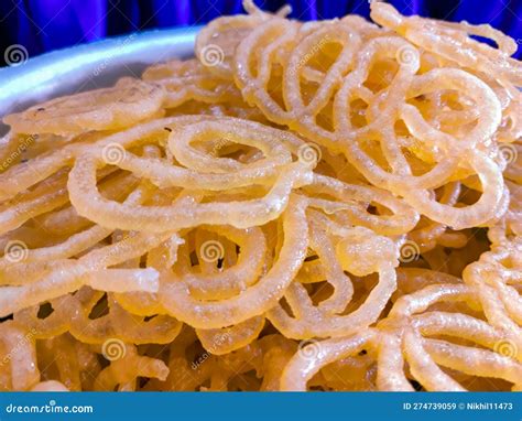 Jalebi or Jilebi Jangri in a Indian Sweet Shop Stock Image - Image of ...