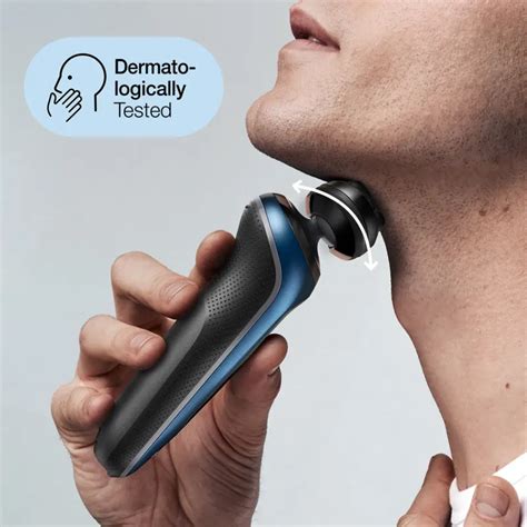 Электрическая бритва Braun S6 61-B1000s Black/Blue купить в официальном ...