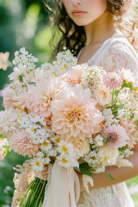 dahlia wedding bouquet ideas   bride petal republic