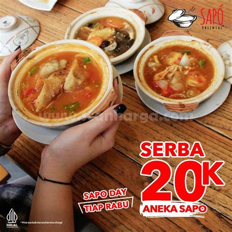 promo sapo oriental sapo day rabu harga  rp  scanharga