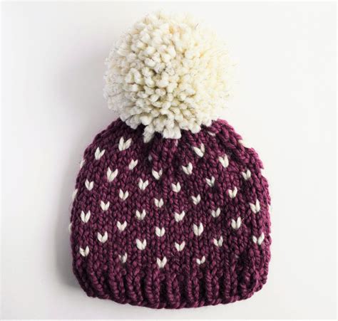 Hat Pattern // Knit Hat Pattern // Toddler Hat Pattern // Fair