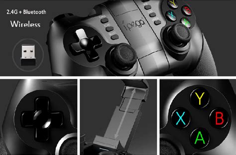 Ipega PG-9076 3 in 1 Bluetooth Game Controller Gamepad with 2.4GHz ...