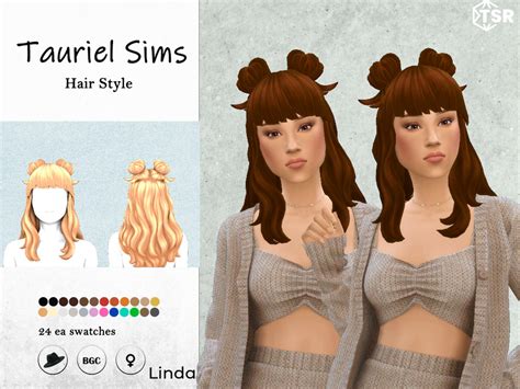 The Sims Resource | Linda-Hairstyle